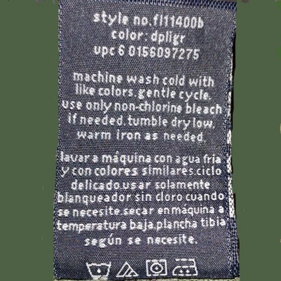 Faded Glory Deep Linchen Green Tie Waist Pull On Capris Size 6 NWT - Picture 9 of 9